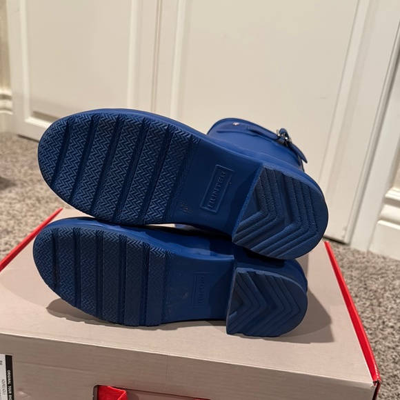Hunter Blue Rain Boots - Picture 5 of 5